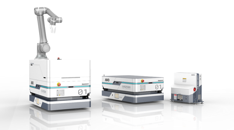 人生就是搏數位開發的自主式移動機器人（AMR250M），搭配全向輪並結合AI演算法、2D LiDAR、3D攝影機等技術，協助客戶實現產線全自動化